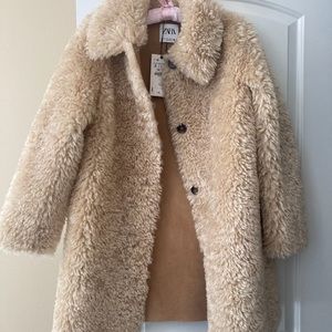 Zara Faux Fur Coat